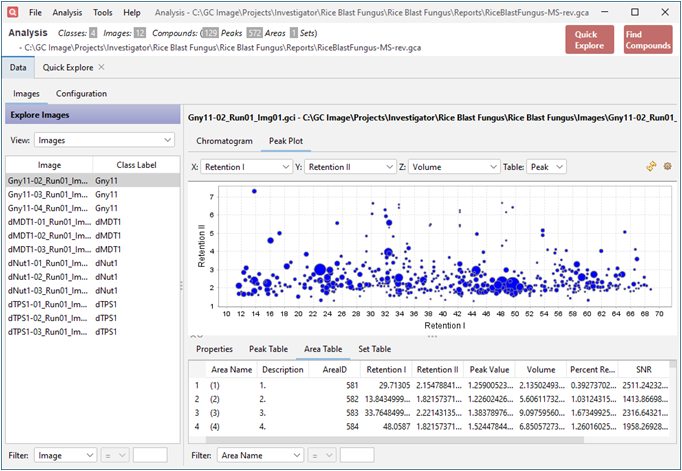 The redesigned Investigator interface