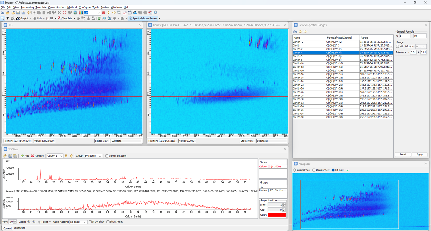 Screenshot of the Spectral Group Review