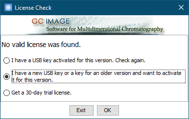 License Check Dialog